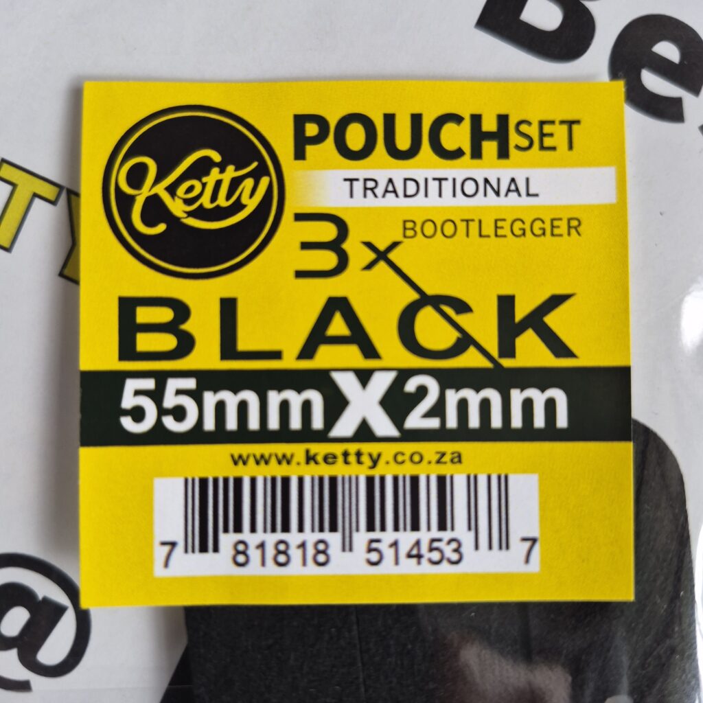 Ketty Bootlegger 55 XXL - Traditional Series - BLACK - Pouch
